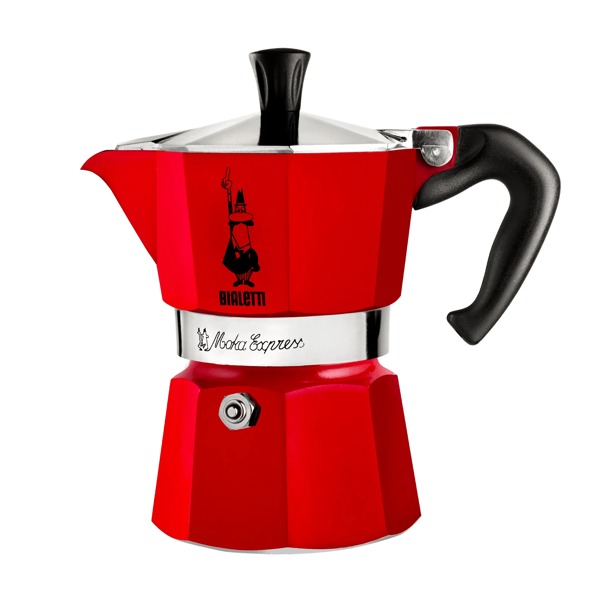 Bialetti Moka Express Rouge, 6 tasses - Bialetti - Cafetière italienne - - La Guilde Culinaire