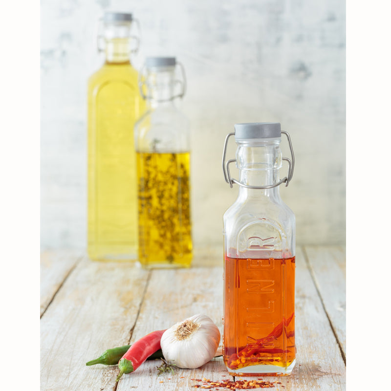 Bouteille carrée à clip - 330ml - Kilner - Bouteille - - La Guilde Culinaire