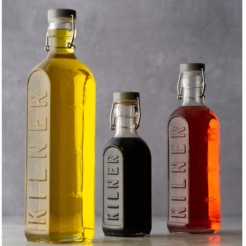 Bouteille carrée à clip - 330ml - Kilner - Bouteille - - La Guilde Culinaire