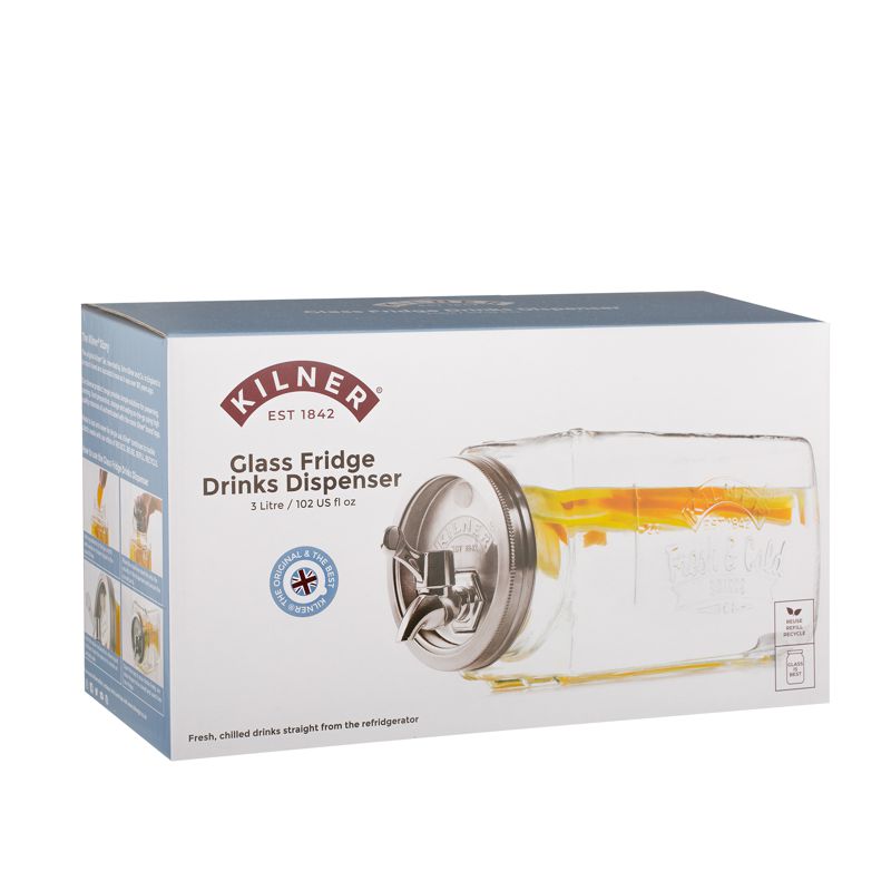 Distributeur de boissons pour le frigo 3L * - Kilner - Distributeur à boisson - - La Guilde Culinaire
