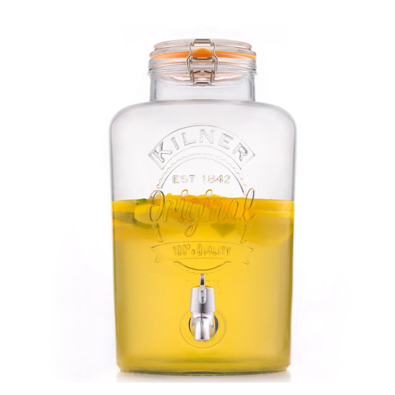 Distributeur de boissons à clip - 8L - Kilner - Distributeur à boisson - - La Guilde Culinaire