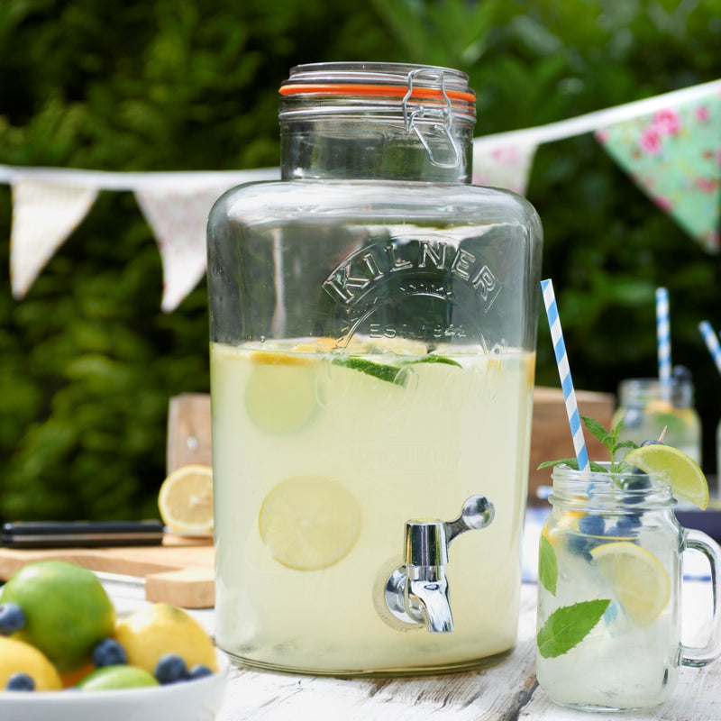 Distributeur de boissons à clip - 8L - Kilner - Distributeur à boisson - - La Guilde Culinaire