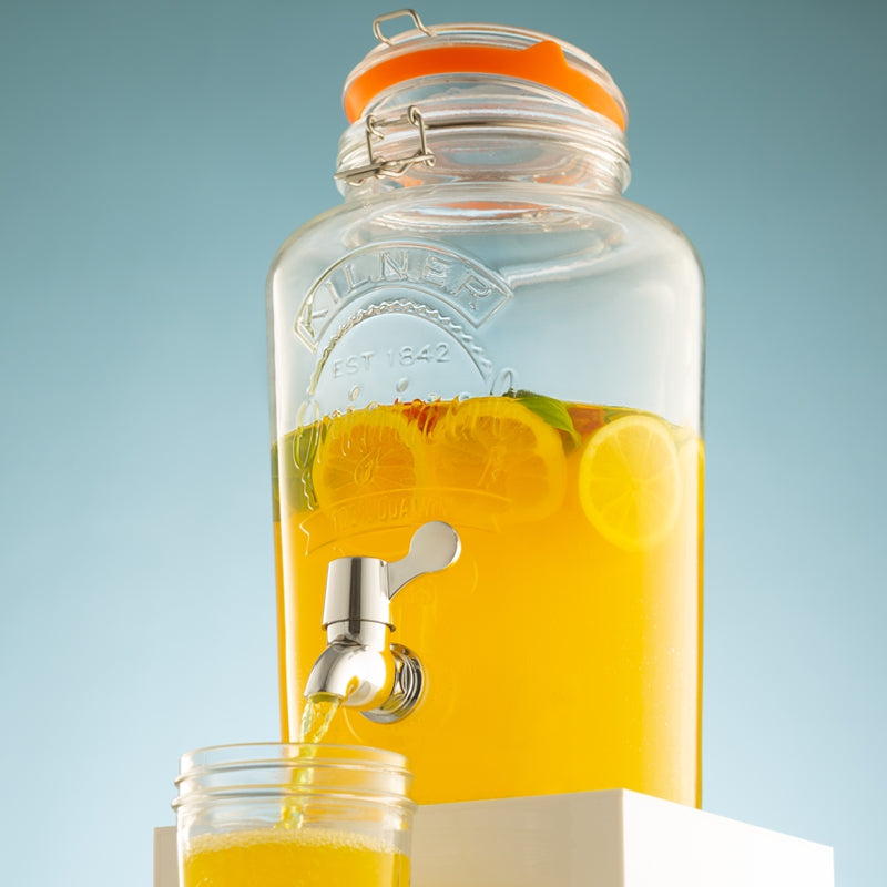 Distributeur de boissons à clip - 8L - Kilner - Distributeur à boisson - - La Guilde Culinaire