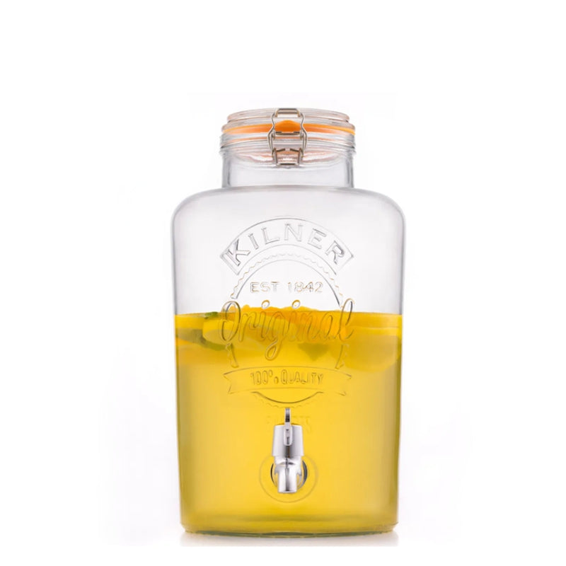 Distributeur de boissons à clip - 5L - Kilner - Distributeur à boisson - - La Guilde Culinaire