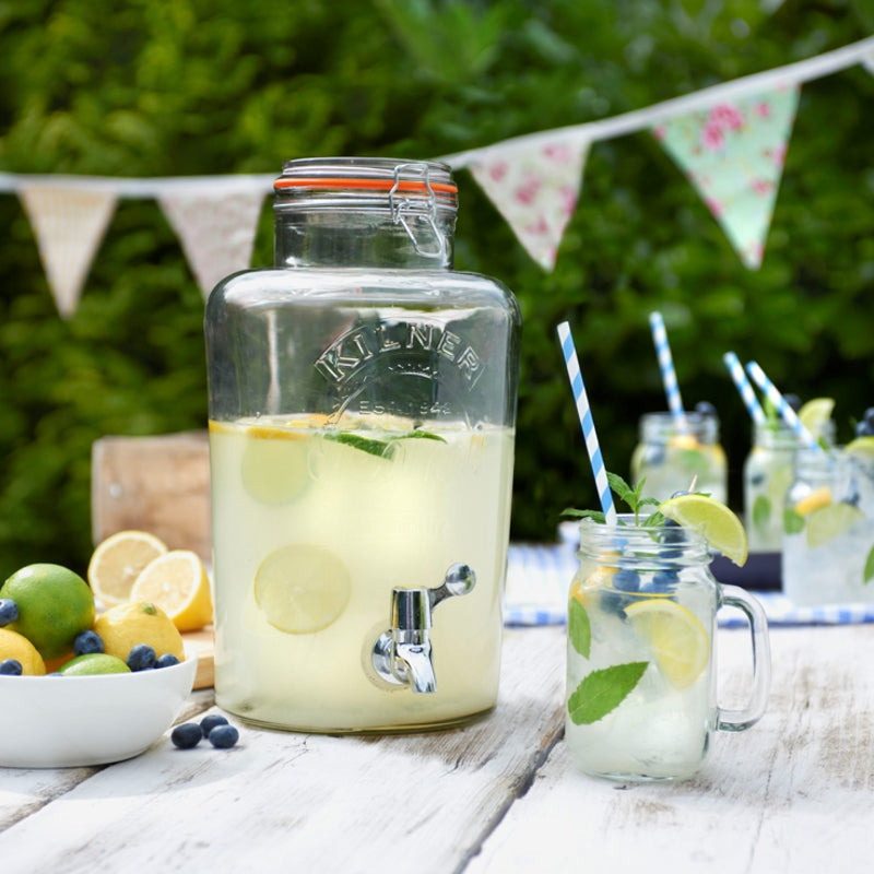 Distributeur de boissons à clip - 5L - Kilner - Distributeur à boisson - - La Guilde Culinaire