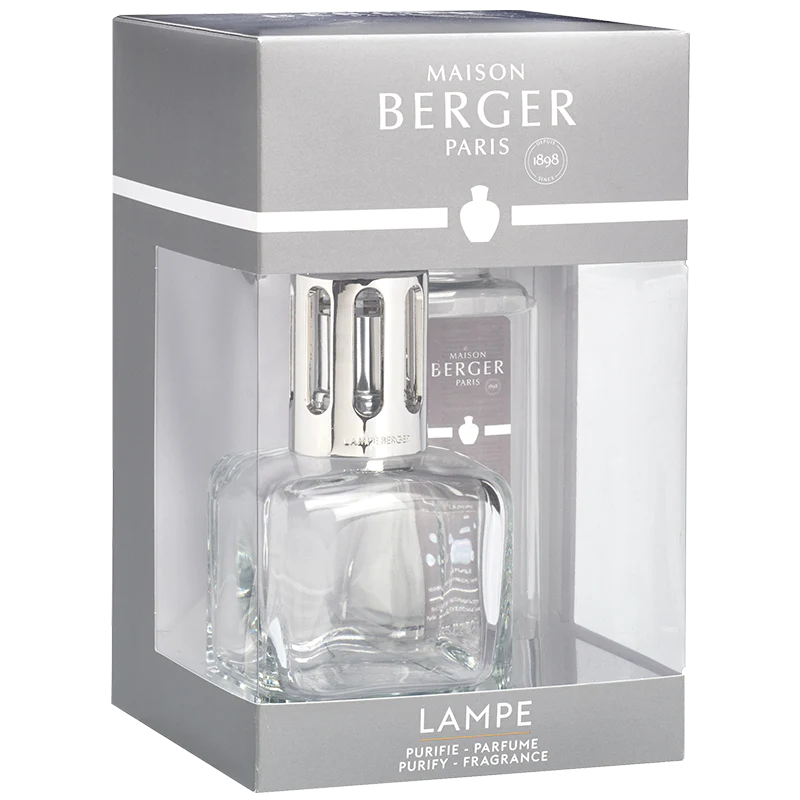 Coffret Lampe Berger Glaçon Transparente + 250 ml (8,45 oz) Neutre essentiel ! - Maison Berger Paris - Coffret Lampe Berger - - La Guilde Culinaire