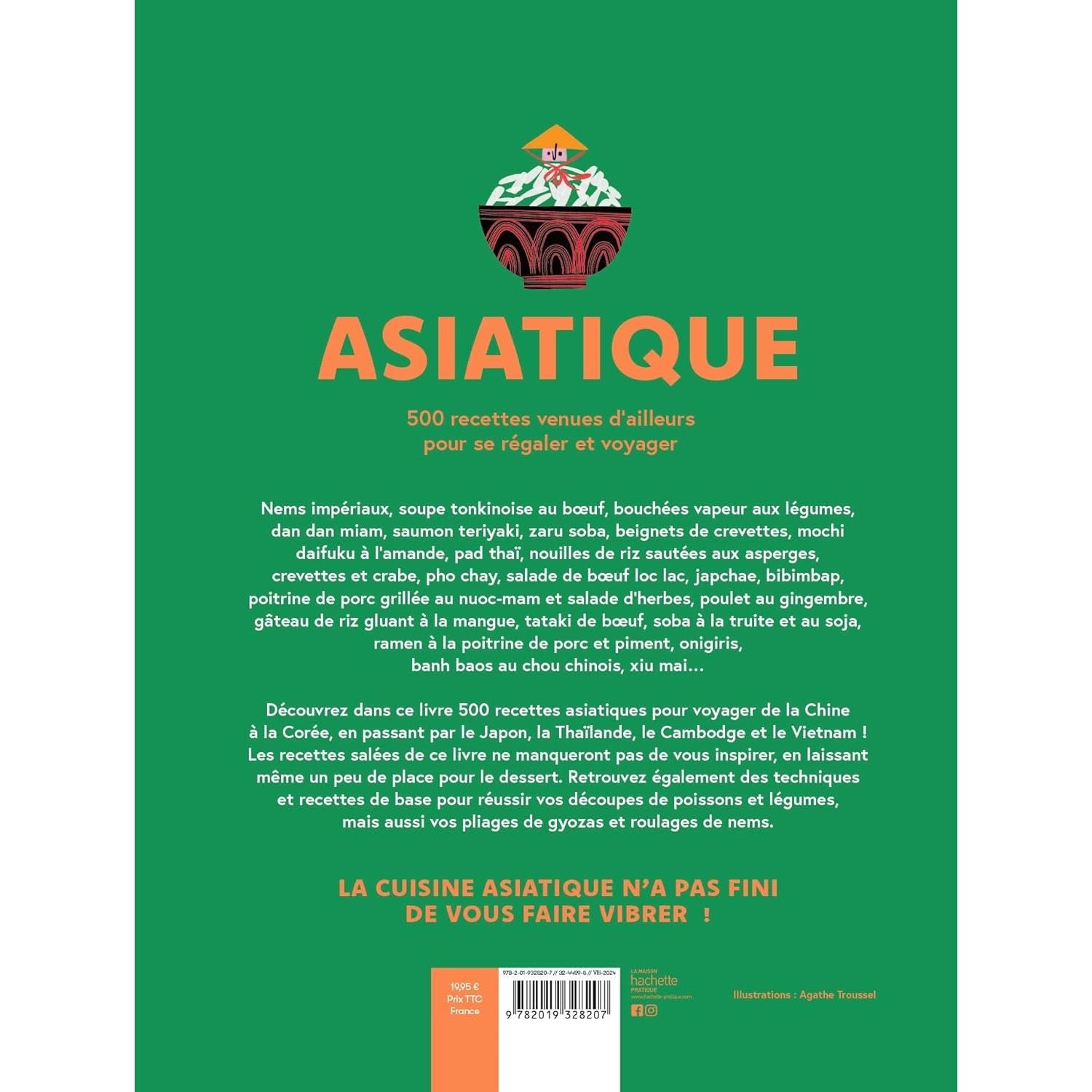 Asiatique - Hachette Ed. - Livre de cuisine - - La Guilde Culinaire