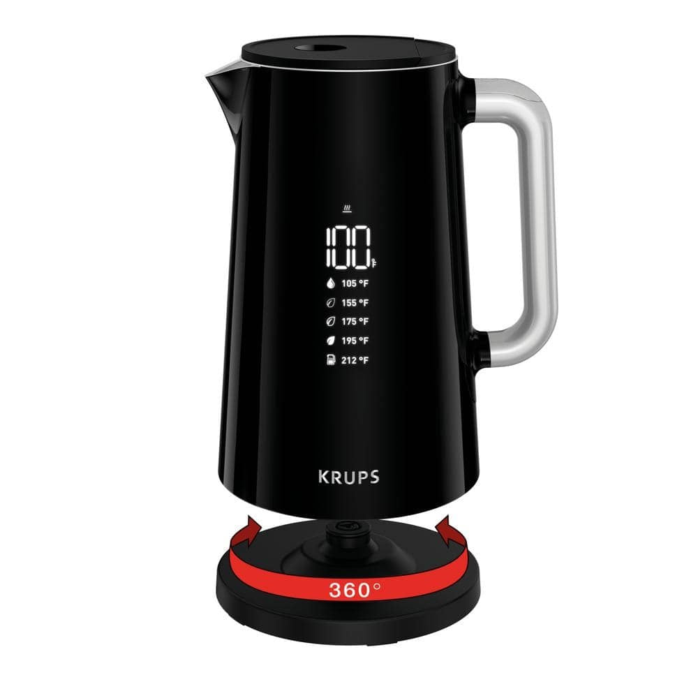 Bouilloire numérique Smart'n light 1,7 L 12 tasses - Krups - Bouilloire - - La Guilde Culinaire