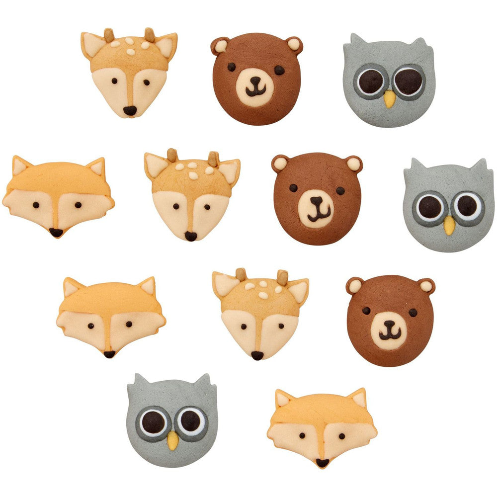 Décorations en glaçage animaux de la forêt - Wilton - Décors sucrés - - La Guilde Culinaire