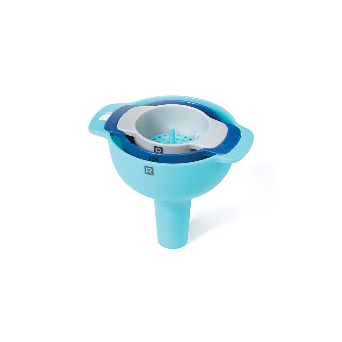 Ensemble d’entonnoirs avec passoire (4 pièces) RICARDO - Ricardo - Entonnoir - - La Guilde Culinaire