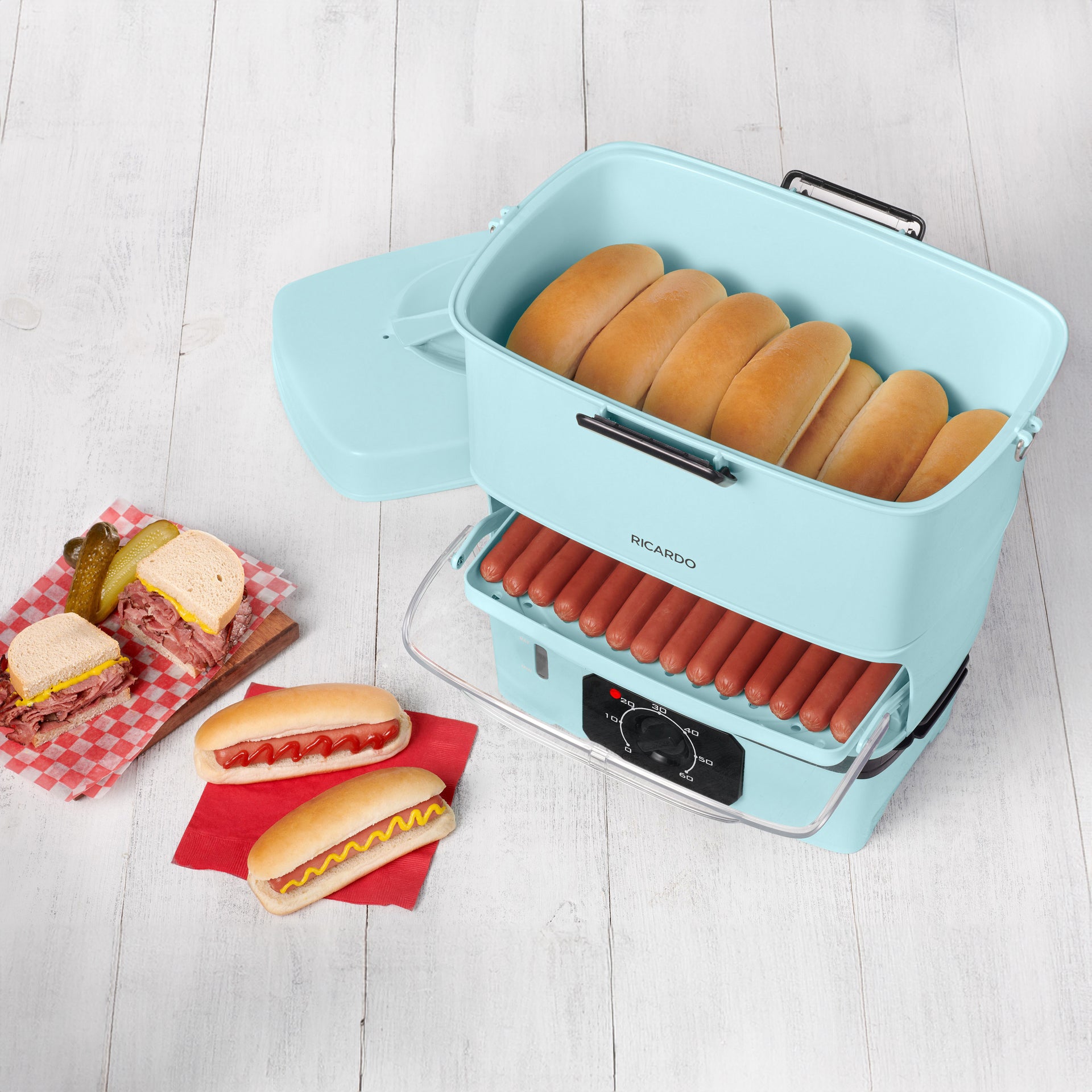 Cuiseur vapeur pour Hot-Dog - Ricardo - Cuiseur-vapeur - - La Guilde Culinaire