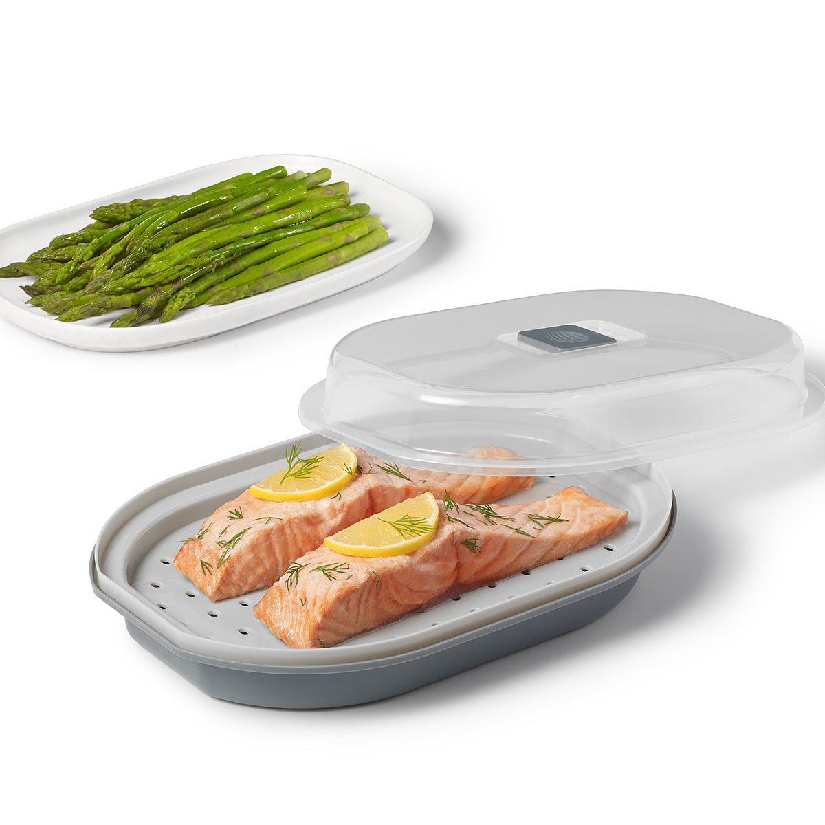 Cuiseur à vapeur pour micro-ondes RICARDO - Ricardo - Cuiseur-vapeur - - La Guilde Culinaire