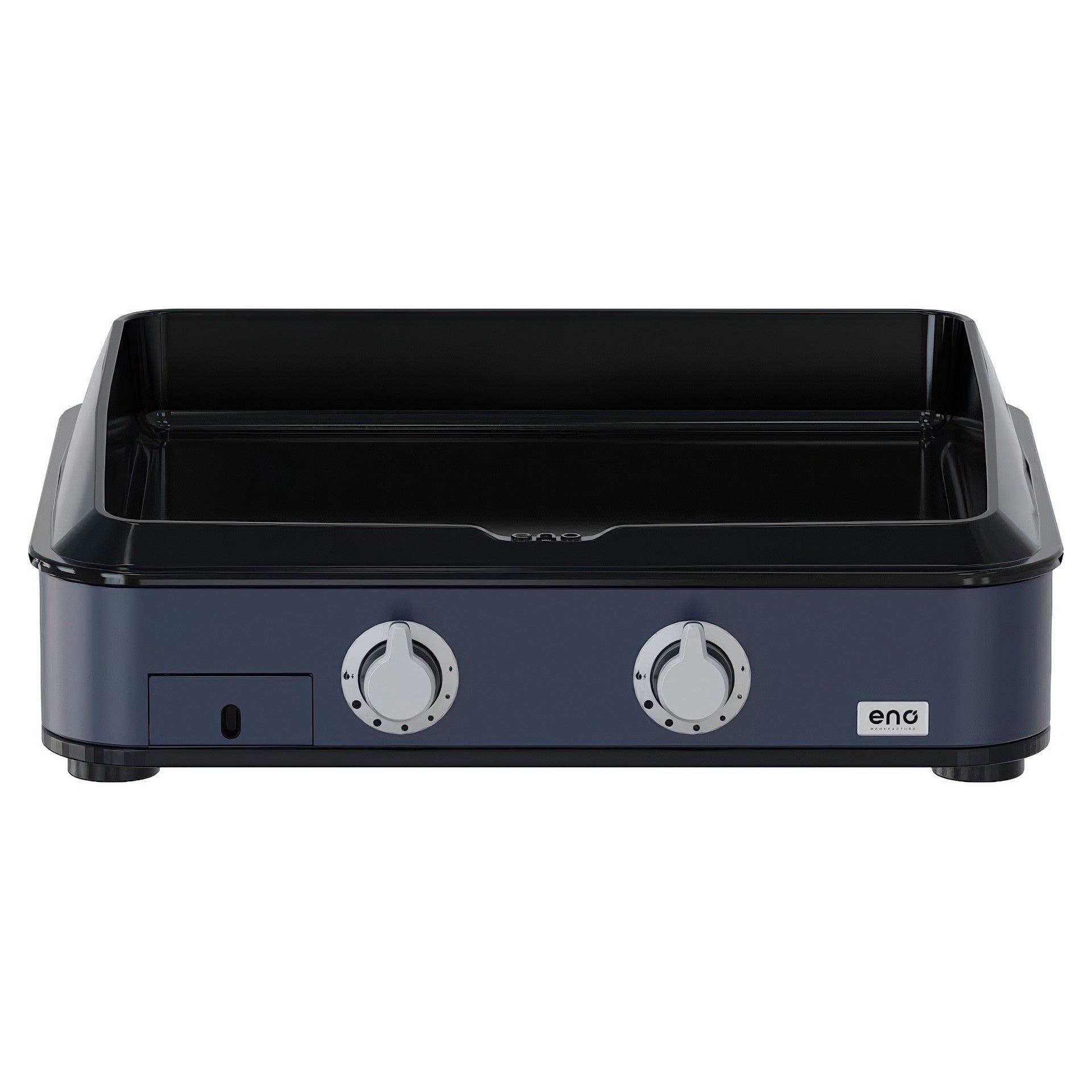 Eno - Ensemble Plancha 2 brûleurs avec couvercle ENOSIGN 65 - Bleu Navy - ENO - Ensemble plancha - - La Guilde Culinaire