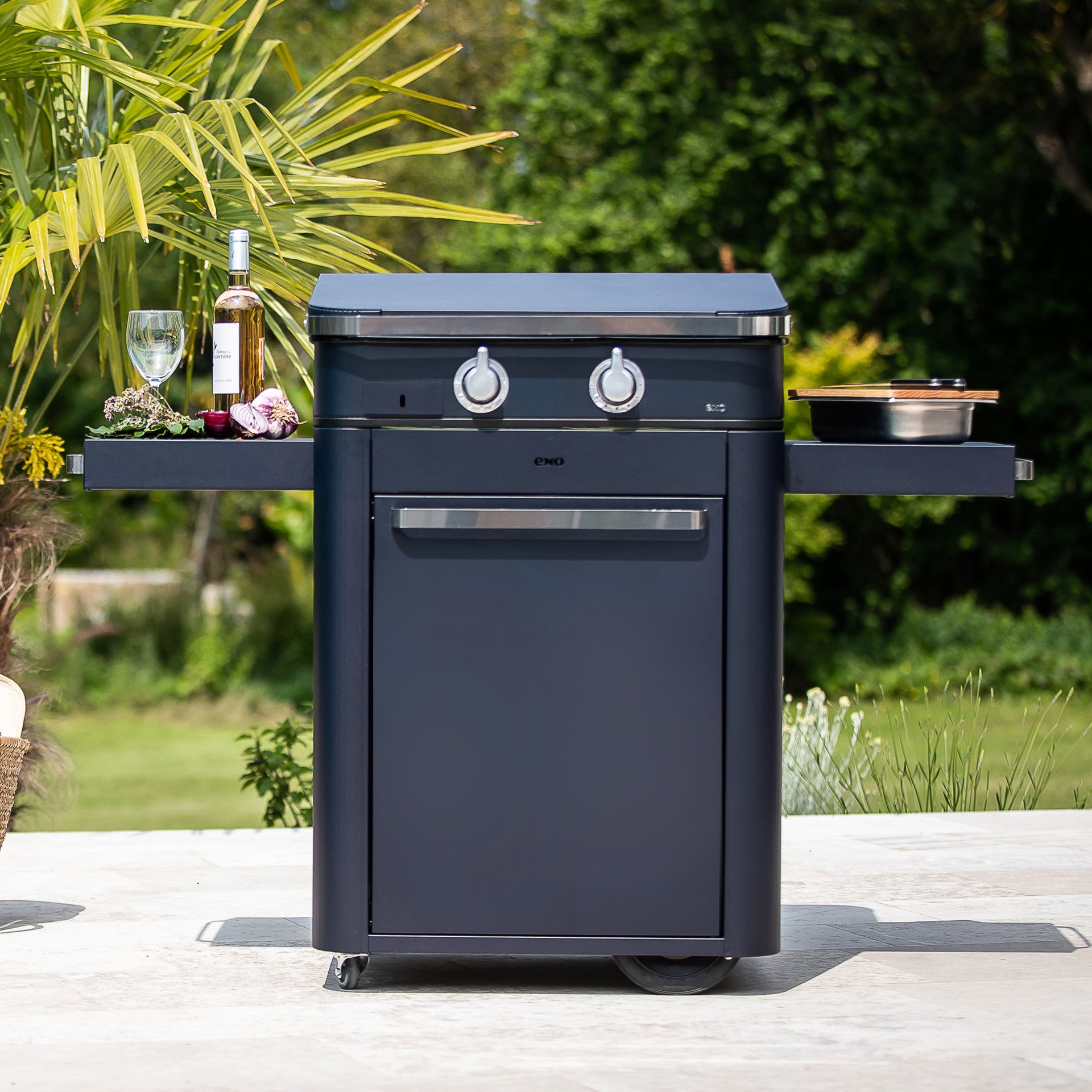 Chariot ENOSIGN 65 Bleu Navy - ENO - Chariots plancha - - La Guilde Culinaire