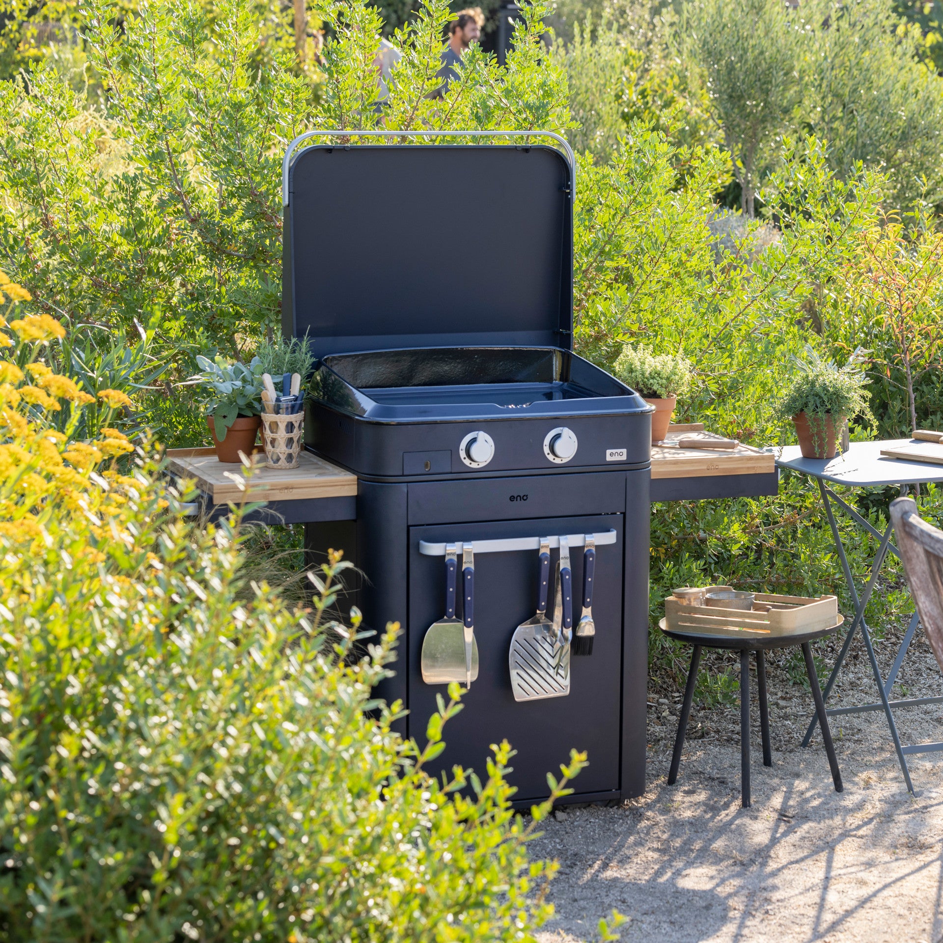 Chariot ENOSIGN 65 Bleu Navy - ENO - Chariots plancha - - La Guilde Culinaire