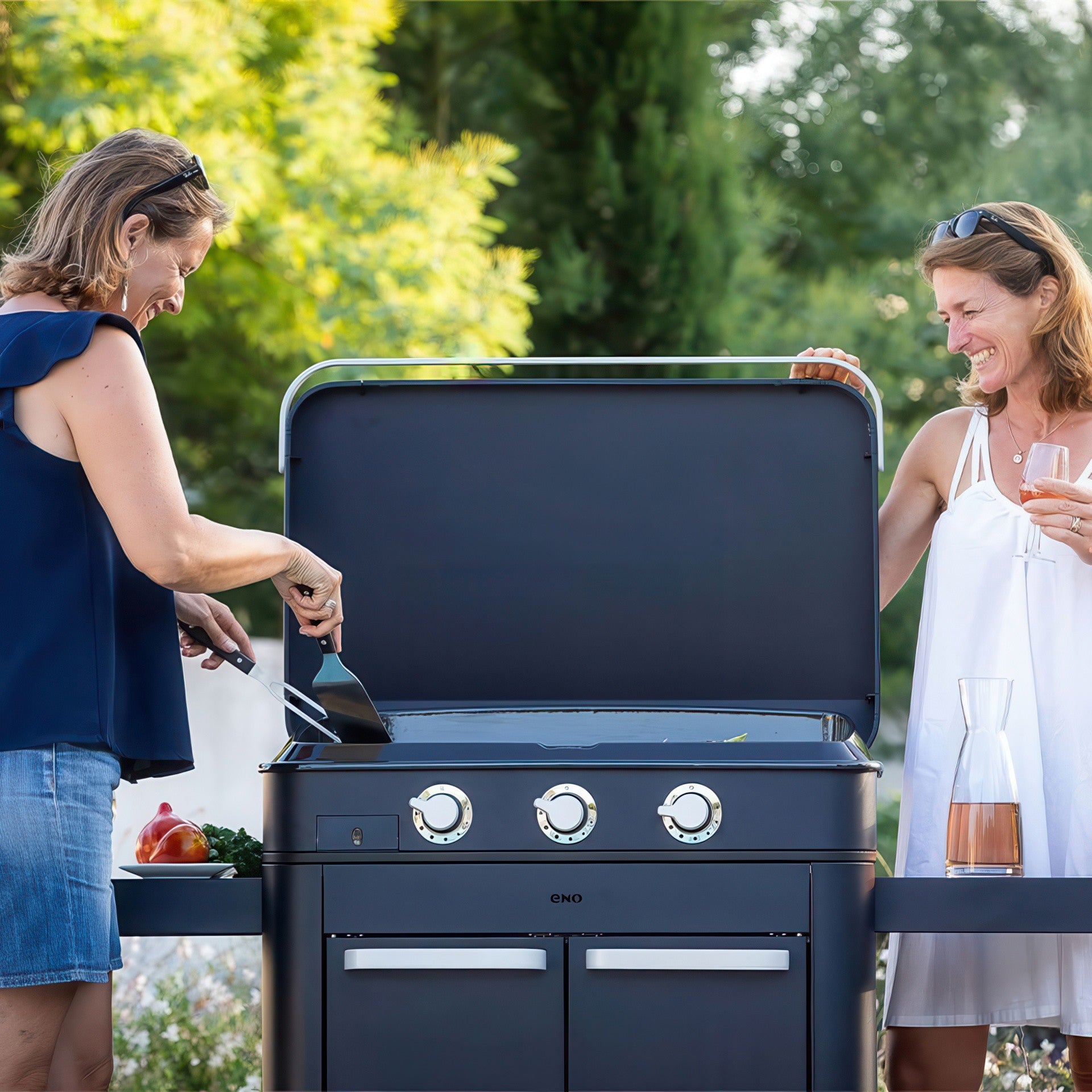 Couvercle Plancha ENOSIGN 80 Bleu Navy - ENO - Couvercle de protection - - La Guilde Culinaire