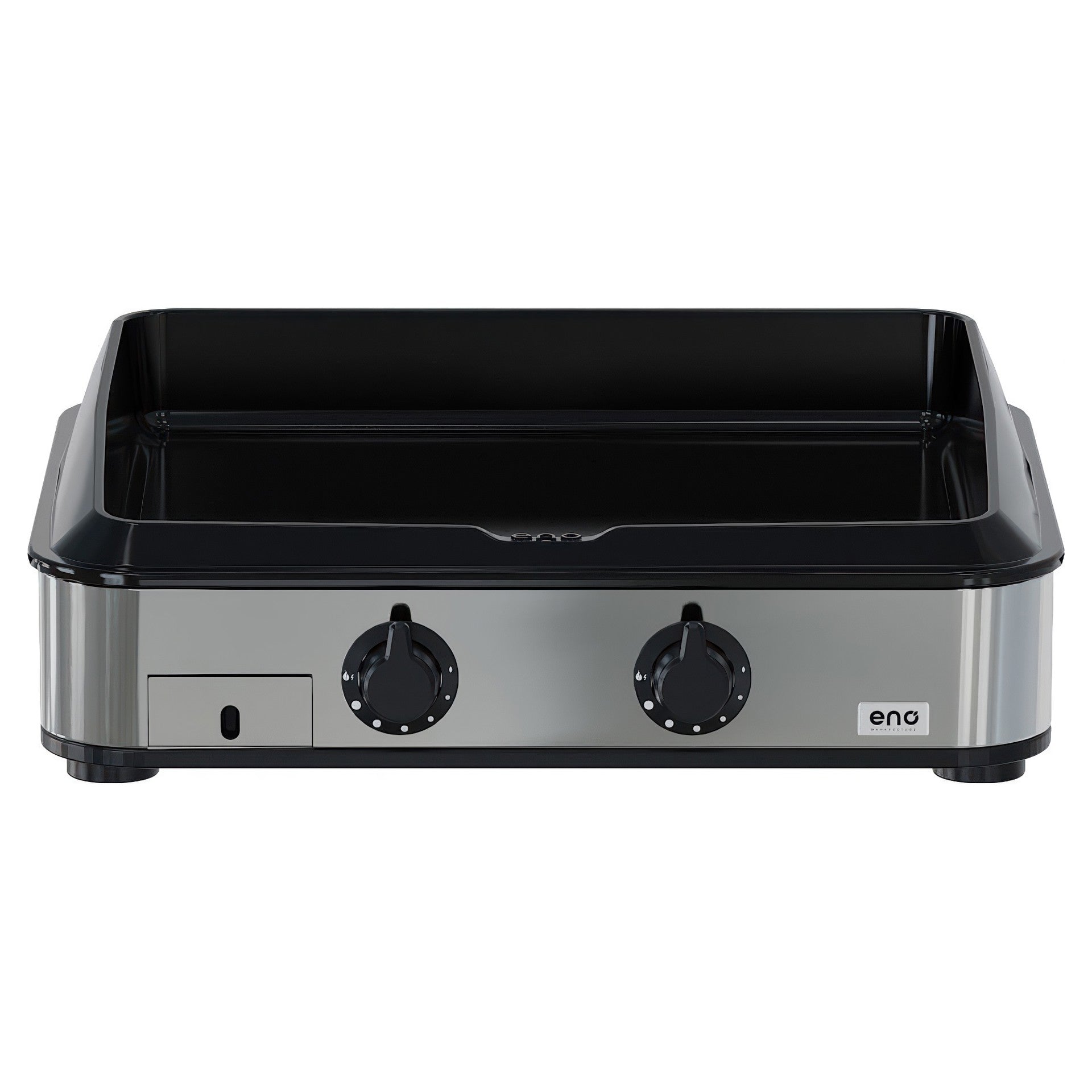 Eno - Ensemble Plancha 2 brûleurs avec couvercle ENOSIGN 65 - Inox - ENO - Ensemble plancha - - La Guilde Culinaire
