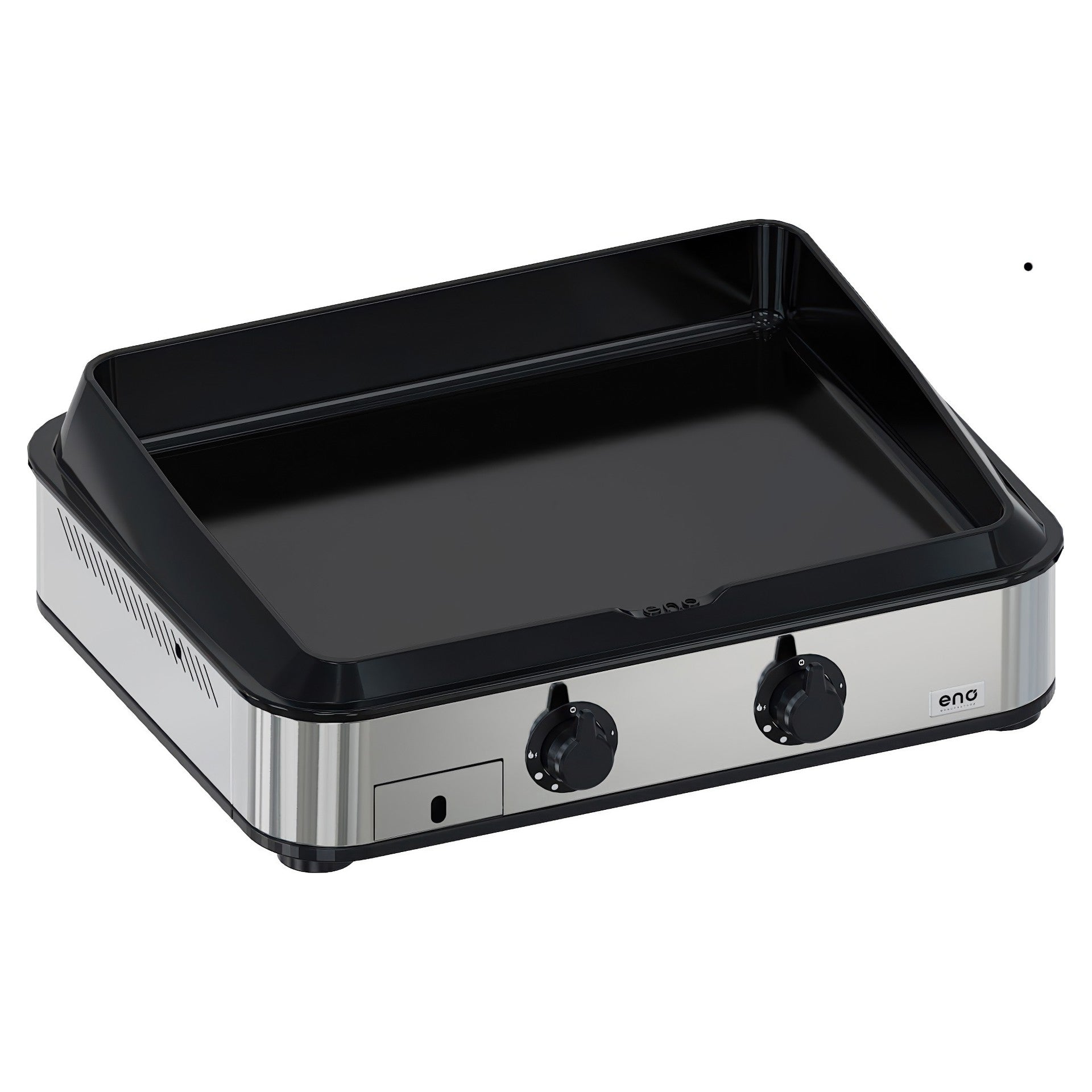 Eno - Ensemble Plancha 2 brûleurs avec couvercle ENOSIGN 65 - Inox - ENO - Ensemble plancha - - La Guilde Culinaire