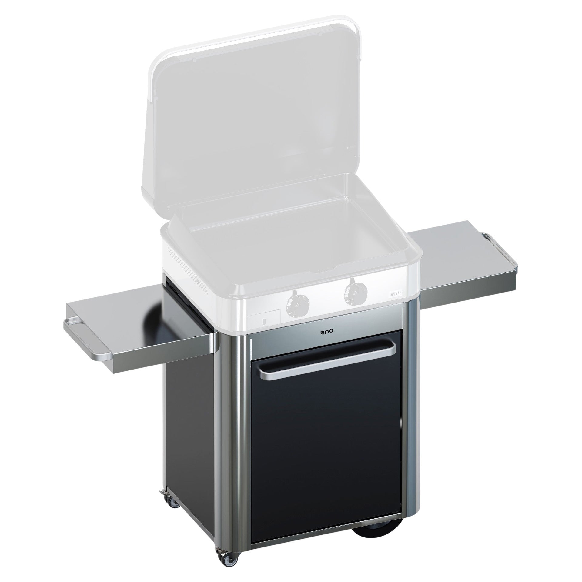 Chariot ENOSIGN 65 Noir et Inox - ENO - Chariots plancha - - La Guilde Culinaire