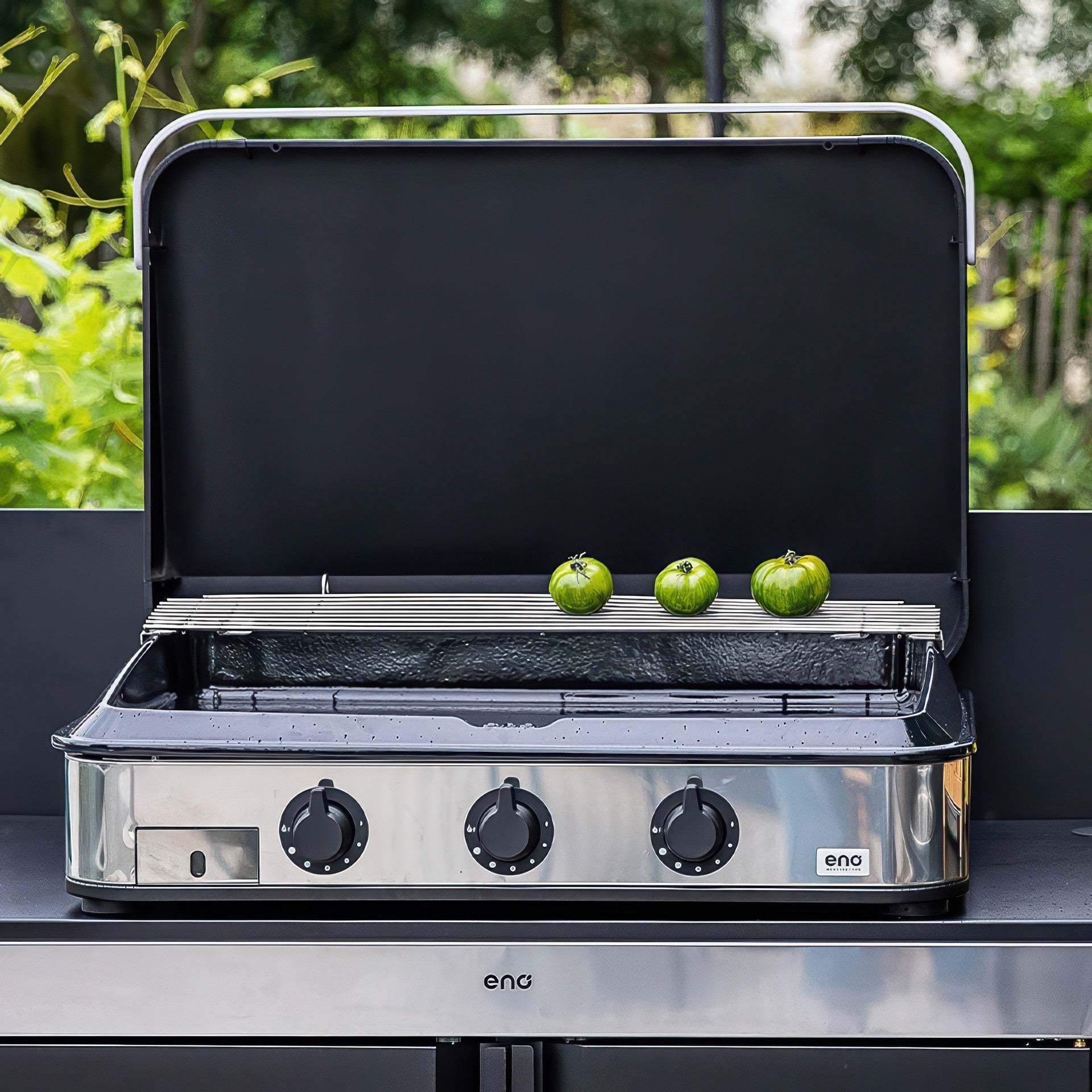 Couvercle Plancha ENOSIGN 80 Noir - ENO - Couvercle de protection - - La Guilde Culinaire