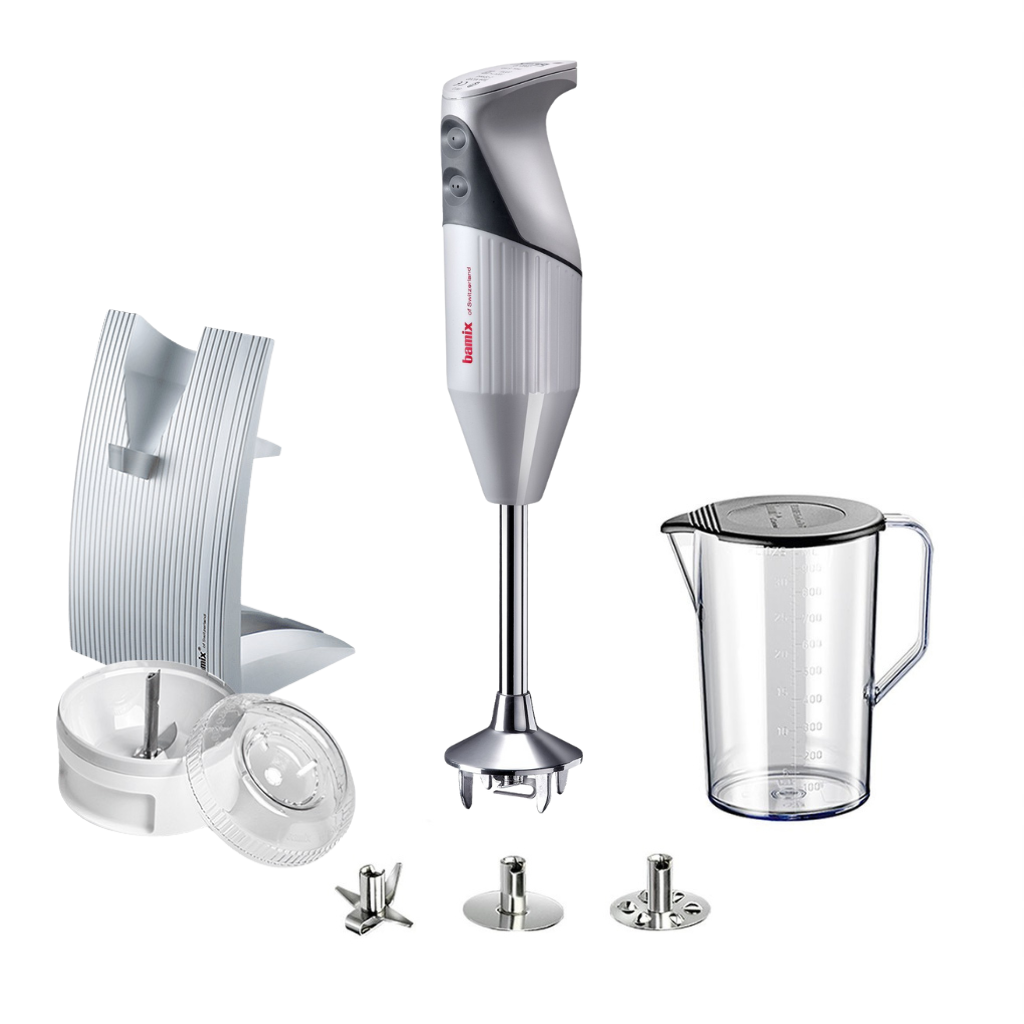 Bamix SwissLine blanc-gris clair - Bamix - Mélangeur à immersion - 100.417 - La Guilde Culinaire