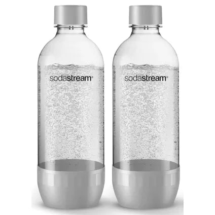 Bouteille à gazéification de 1 L grise - emb. de 2 - Sodastream - Bouteille à gazéification - - La Guilde Culinaire