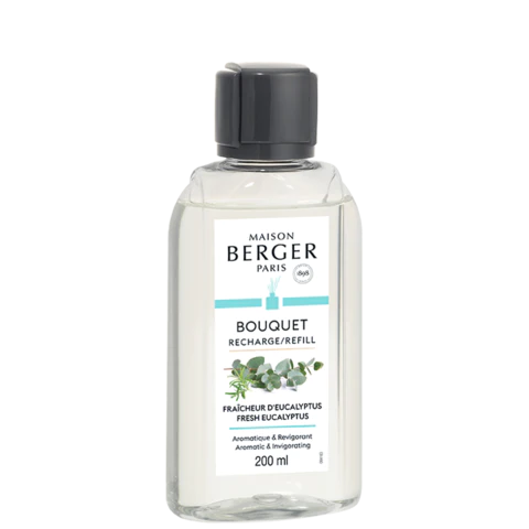 Recharge pour Bouquet Fraîcheur d’eucalyptus - 200ml (6,7 oz) - Maison Berger Paris - Recharge pour bouquet - - La Guilde Culinaire