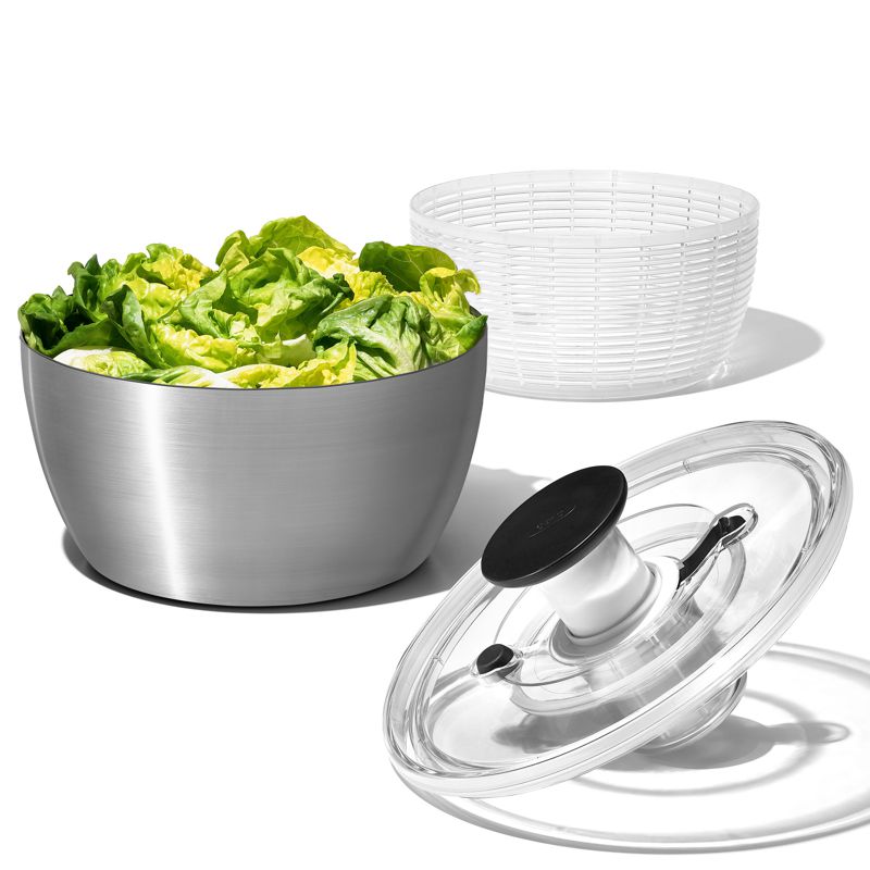 SteeL Essoreuse à salade - OXO - Accessoire - - La Guilde Culinaire