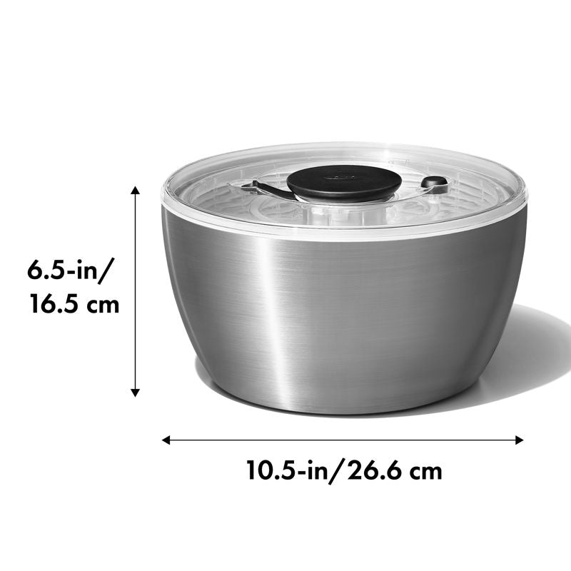 SteeL Essoreuse à salade - OXO - Accessoire - - La Guilde Culinaire