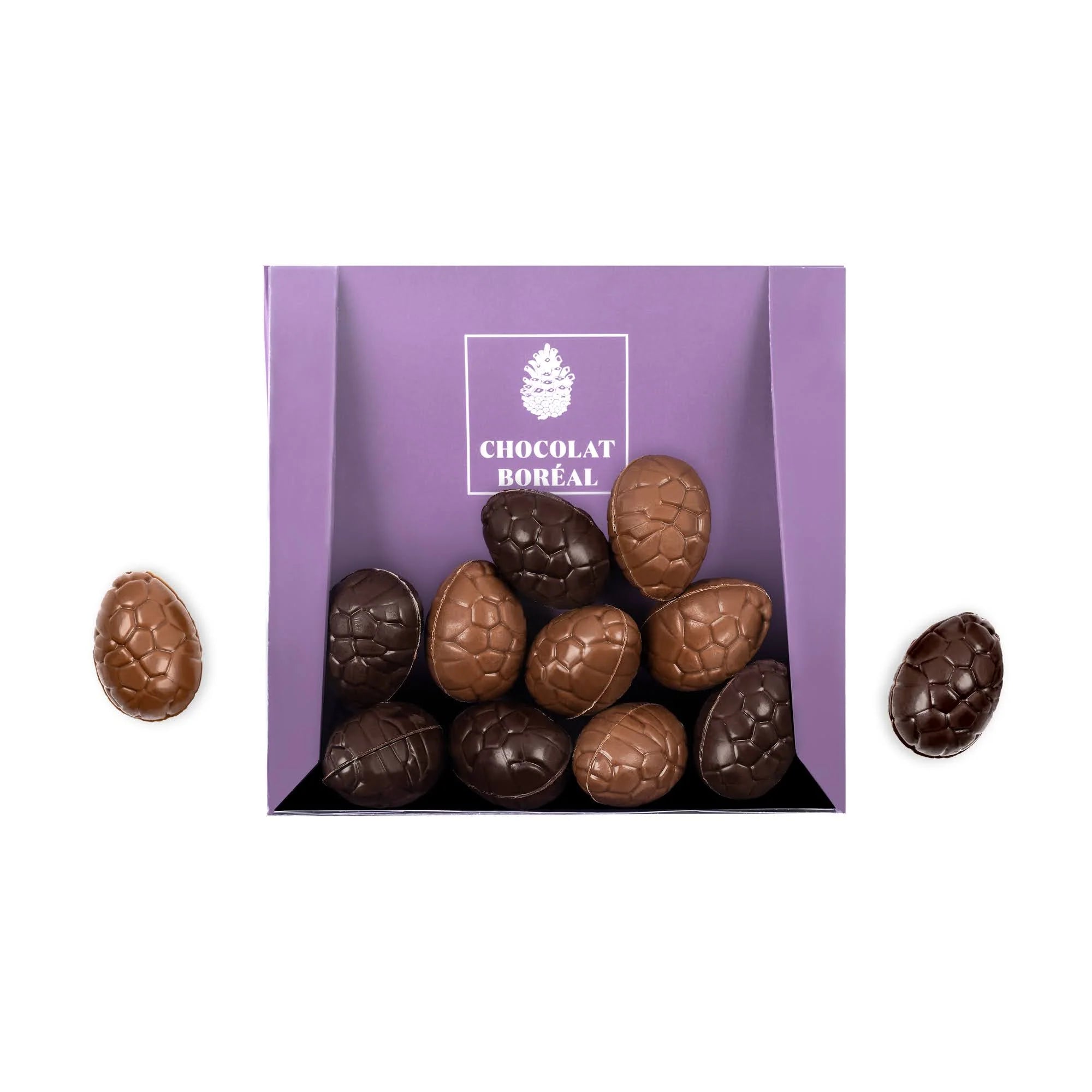 Sachet de 10 œufs crémeux asortis - Chocolat Boréal - Tablette de chocolat - - La Guilde Culinaire