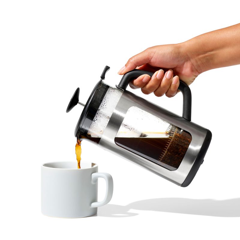 BREW Cafetière à piston avec GroundsLifter - OXO - Cafetière à piston - - La Guilde Culinaire
