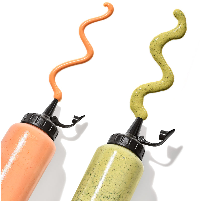 Bouteilles compressibles - ensemble de 5 - OXO - Bouteille à condiment - - La Guilde Culinaire