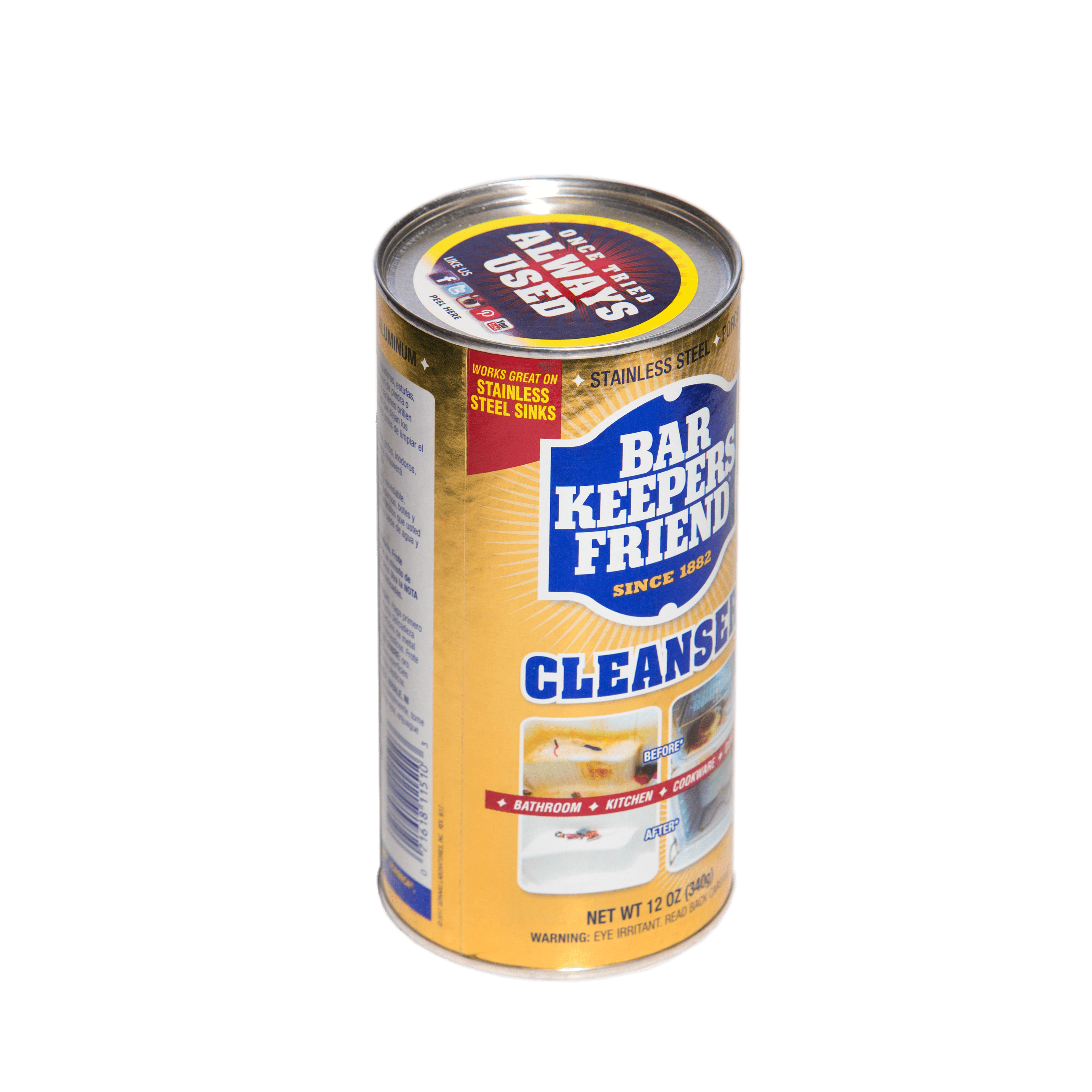 Poudre nettoyante 425g - Bar Keepers Friend - Fox Run - Nettoyant - - La Guilde Culinaire
