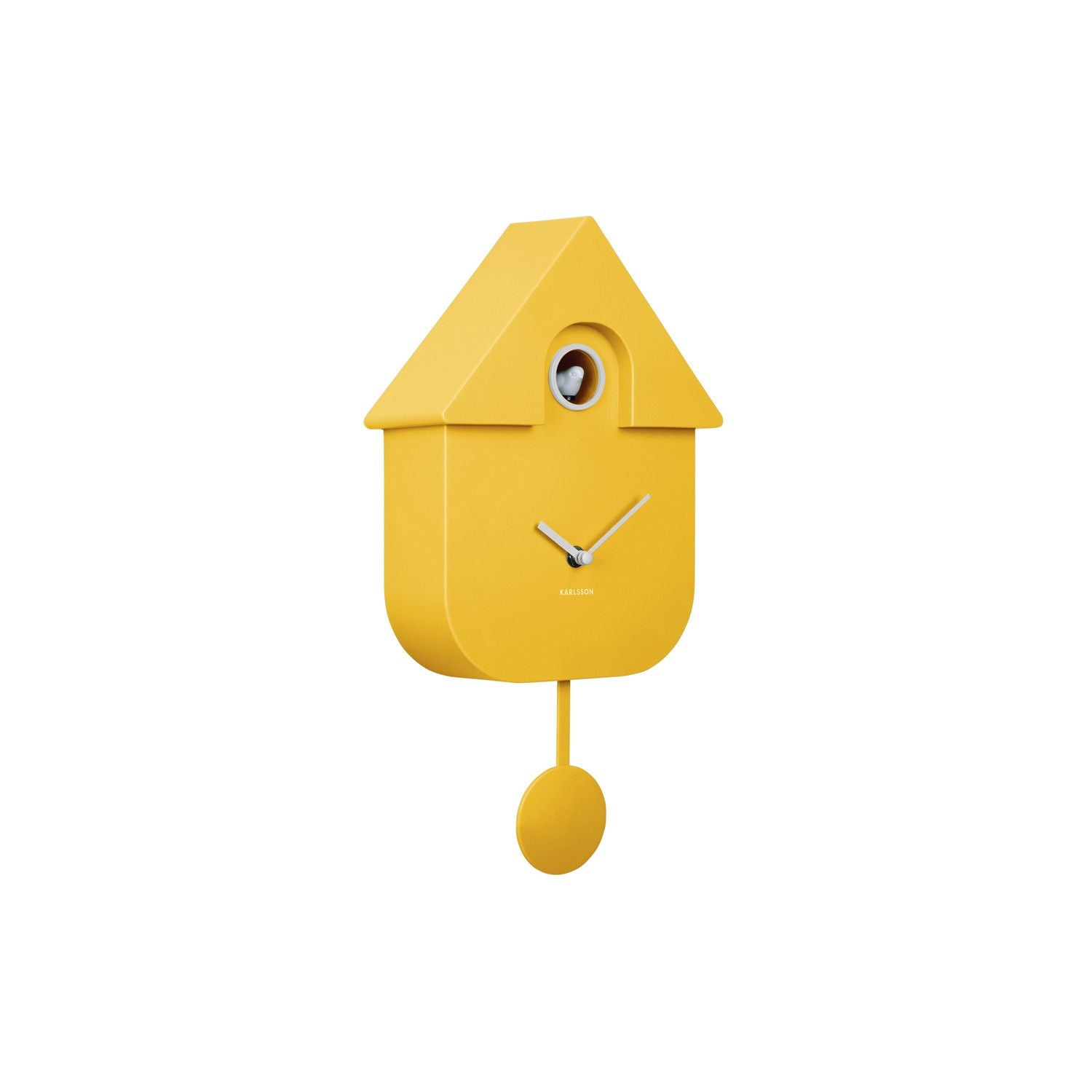 Horloge "The Modern Cuckoo" Jaune ocre - Horloge Karlsson - Horloge - M5-KMC-YE01 - La Guilde Culinaire