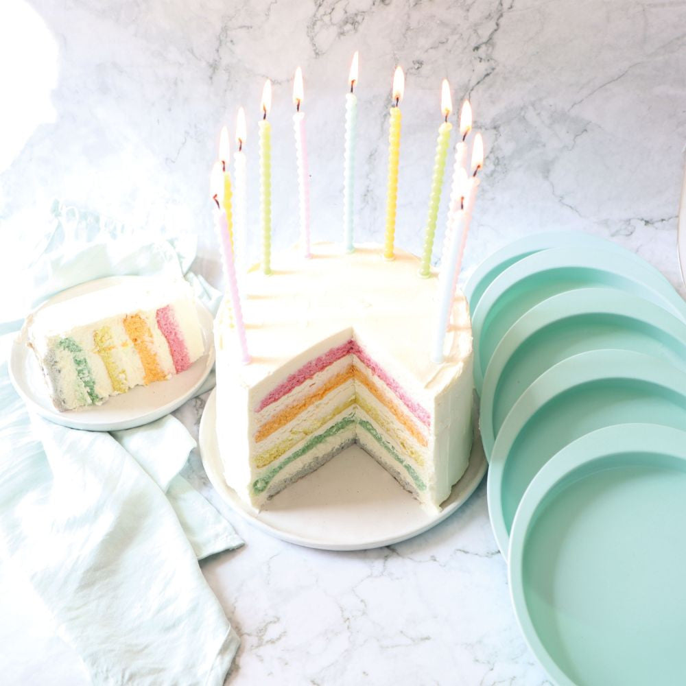 5 Moules Layer Cake en Silicone - Scrapcooking - Moule à gâteaux - - La Guilde Culinaire