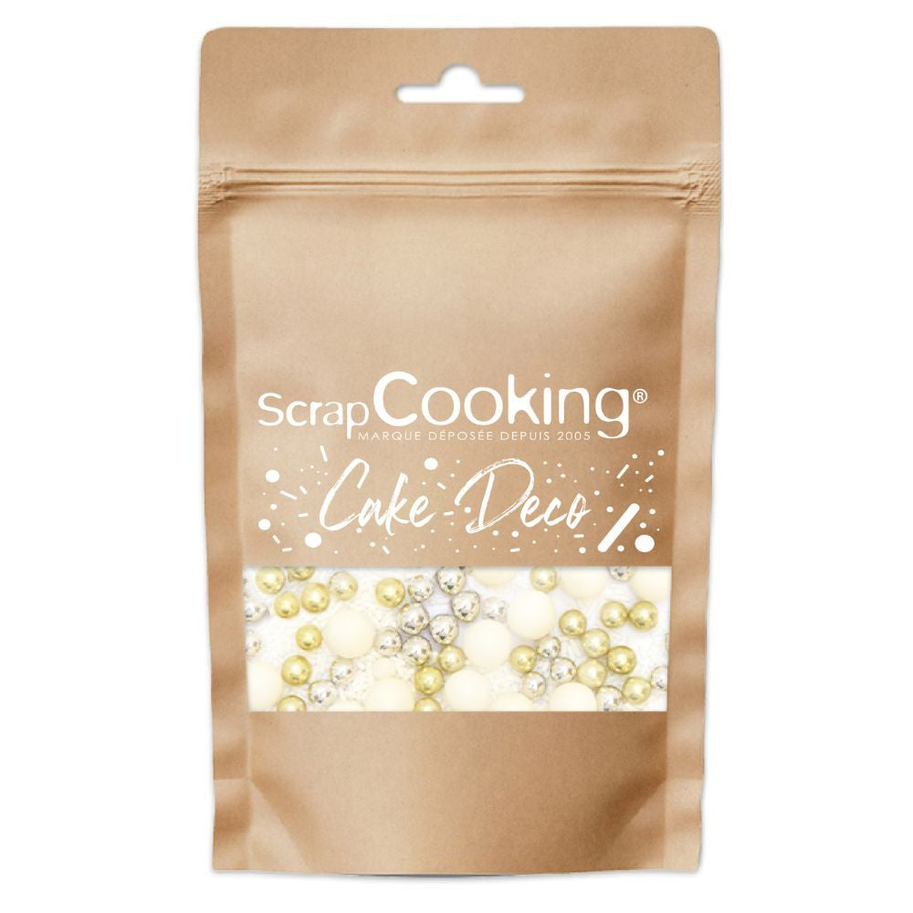 Décors sucrés féeriques 80g - Scrapcooking - Perle croustillante - - La Guilde Culinaire