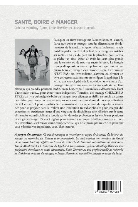 Santé, boire & manger - JFD Éditions - Livre santé - - La Guilde Culinaire