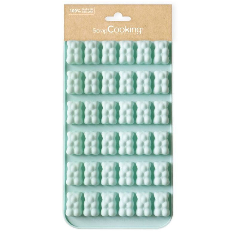 Moule silicone mini bonbons oursons - Scrapcooking - Moule à bonbons - - La Guilde Culinaire