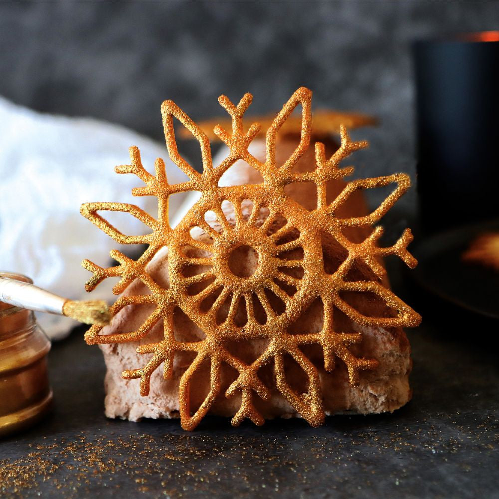 Tapis en silicone pour tuiles à motifs flocon - Scrapcooking - Tapis de pâtisserie - - La Guilde Culinaire