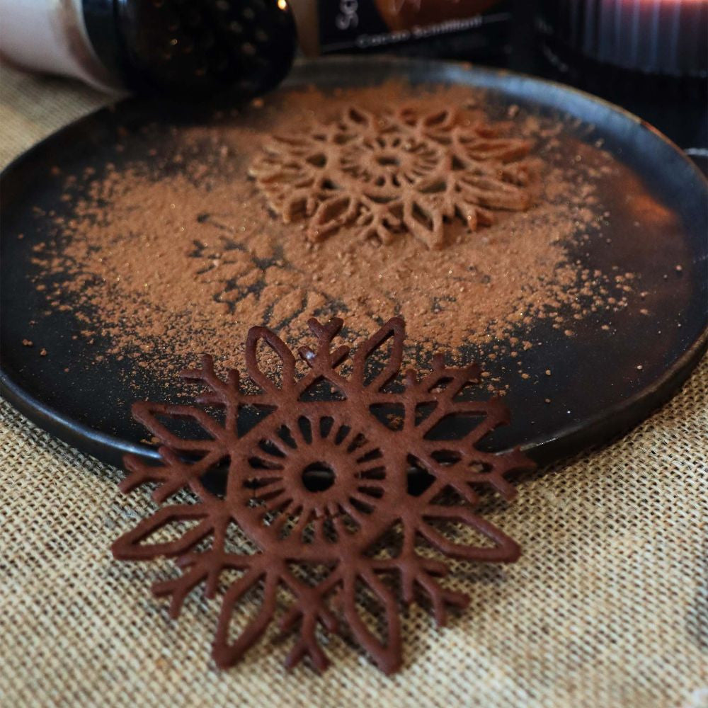 Tapis en silicone pour tuiles à motifs flocon - Scrapcooking - Tapis de pâtisserie - - La Guilde Culinaire