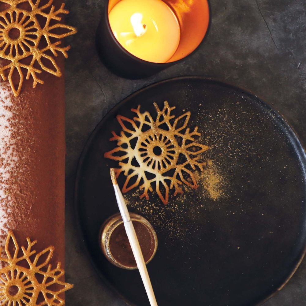 Tapis silicone pour tuile décors Sweet Xmas - Scrapcooking - Tapis de pâtisserie - - La Guilde Culinaire