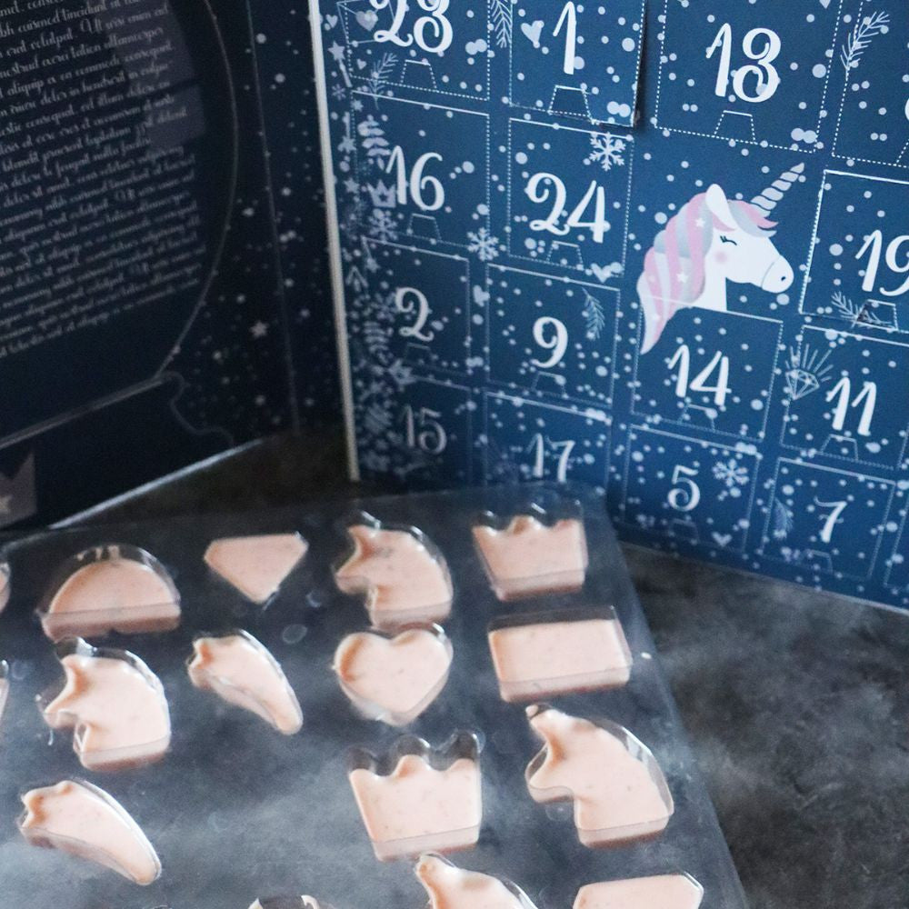 Calendrier de l'avent Licorne pour chocolat à remplir - Scrapcooking - Calendrier de l'avent - - La Guilde Culinaire