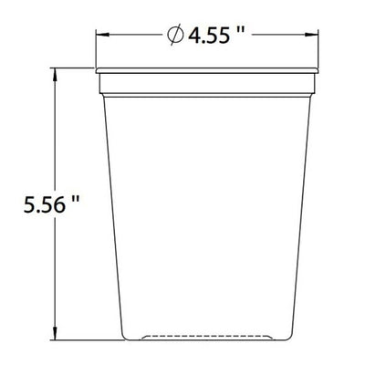 Pot multi-usage transparent avec couvercle 1 L / 32oz - Paquet de 10 - La Guilde Culinaire - Service de table jetable - LG4198132-1L-pqt10 - La Guilde Culinaire