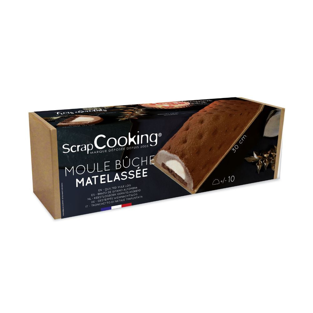 Kit moule semi rigide bûche matelassée + insert - Scrapcooking - Moule à bûche - - La Guilde Culinaire