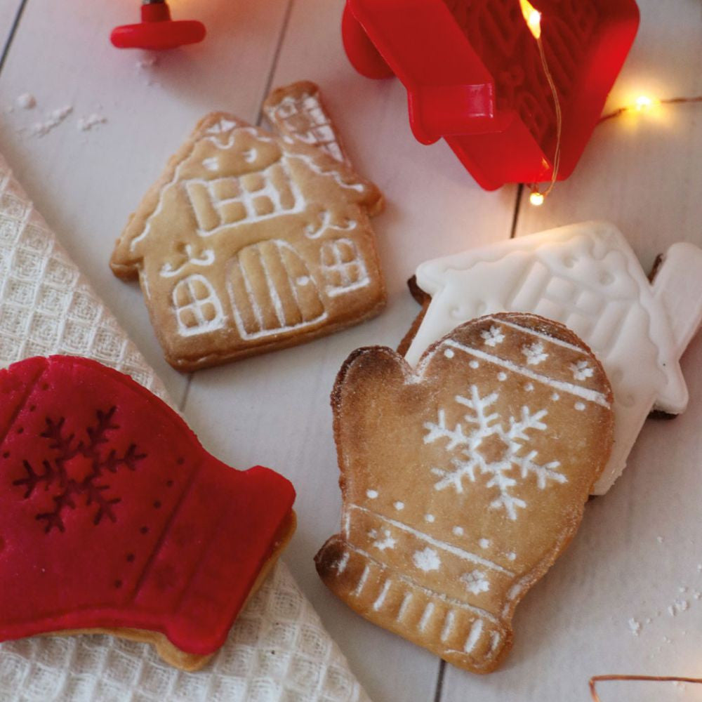Emporte-pièces éjecteurs pour biscuits Christmas x2 - image 3