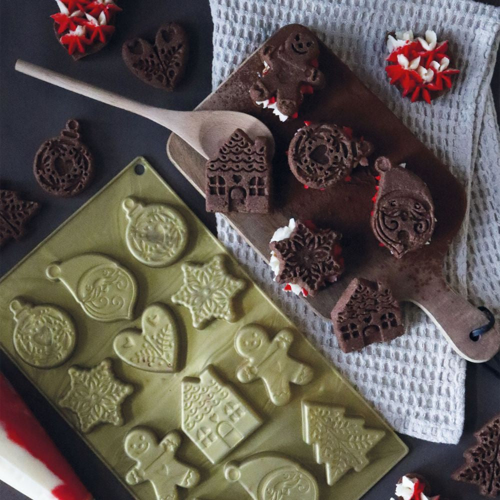 Moule silicone pour biscuits de Noël - Scrapcooking - Biscuit - - La Guilde Culinaire