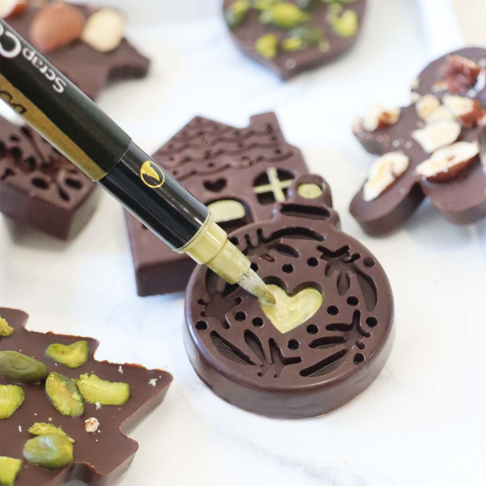 Feutre alimentaire doré à double pointe - Scrapcooking - Colorant alimentaire - - La Guilde Culinaire