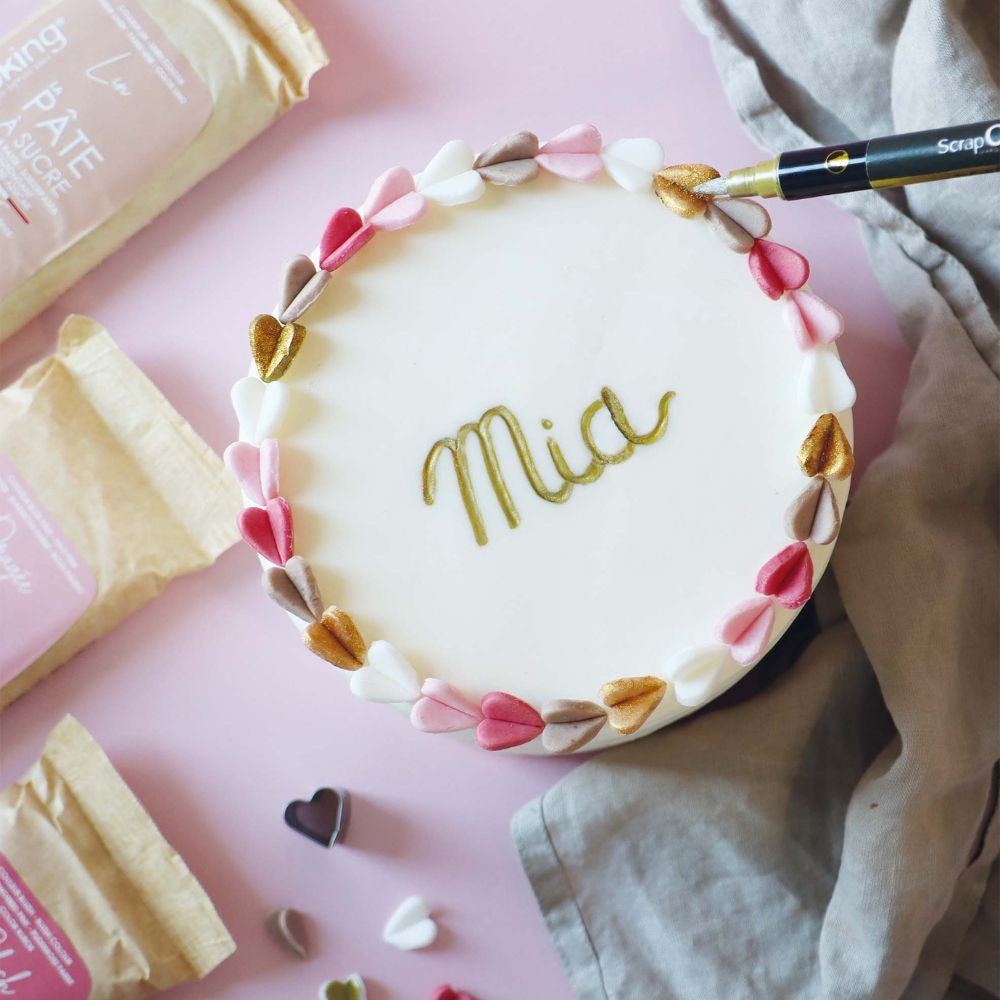 Feutre alimentaire doré à double pointe - Scrapcooking - Colorant alimentaire - - La Guilde Culinaire