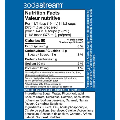 Saveur Pepsi - Sodastream - Saveur pour soda et eau gazeuse - - La Guilde Culinaire