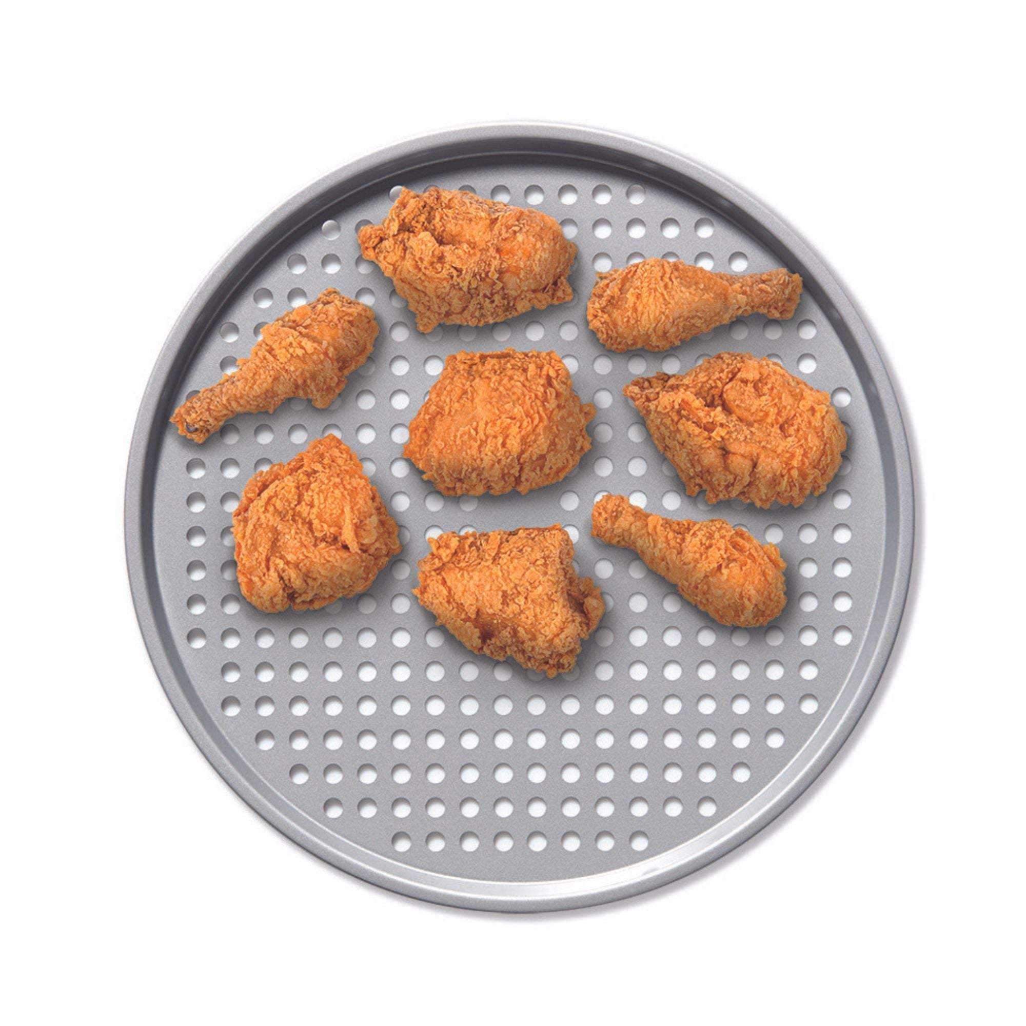 The ROCK WAVE plaque à pizza perforée antiadhésive de 37 cm (14.5") - The Rock - Plaque à pizza - - La Guilde Culinaire